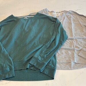 Women's Teal and Gray Sweatshirt set  Set